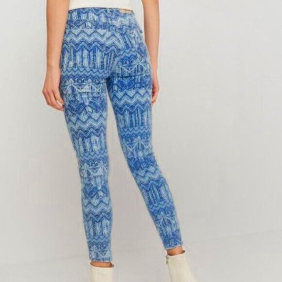 Desigual High Waisted Blue Skinny Jean Womens Size 4 - Picture 2 of 10